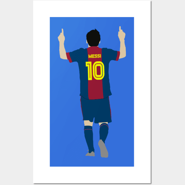 Lionel Messi 10 Wall Art by CulturedVisuals